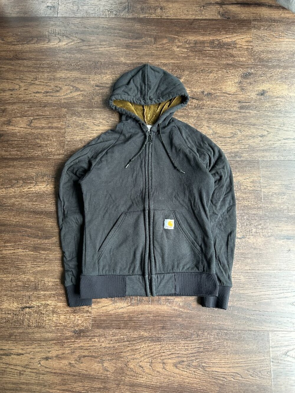 Carhartt Velour Zip-up Jacket - M